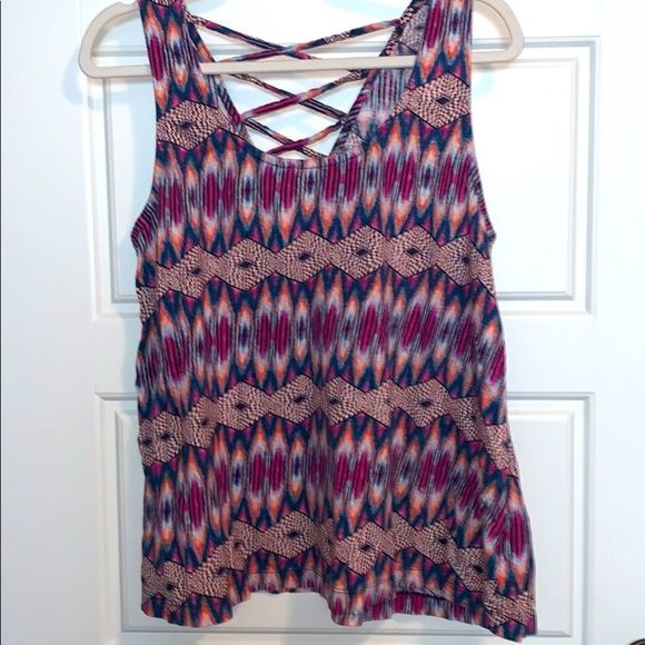 Xhilaration Tops - Xhileration Printed Tank